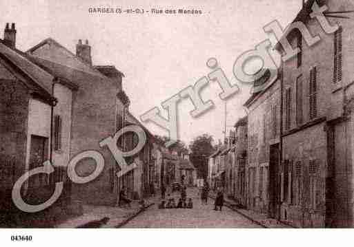 Ville de GARGESLESGONESSE, carte postale ancienne