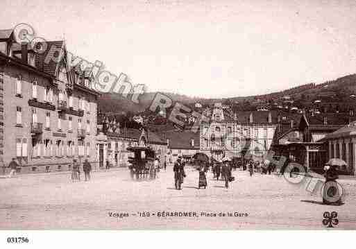 Ville de GERARDMER, carte postale ancienne