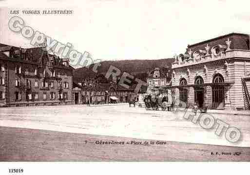 Ville de GERARDMER, carte postale ancienne