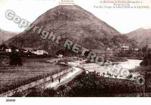 Ville de LAGUINGERESTOUE, carte postale ancienne