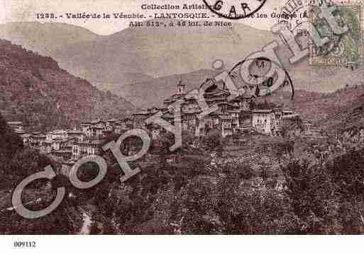 Ville de LANTOSQUE, carte postale ancienne