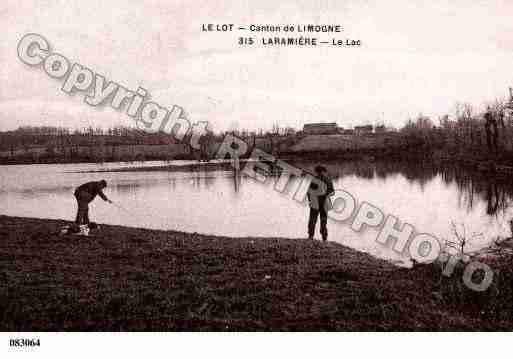 Ville de LARAMIERE, carte postale ancienne