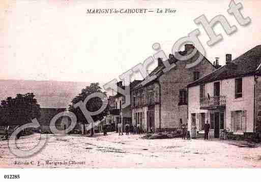 Ville de MARIGNYLECAHOUET, carte postale ancienne