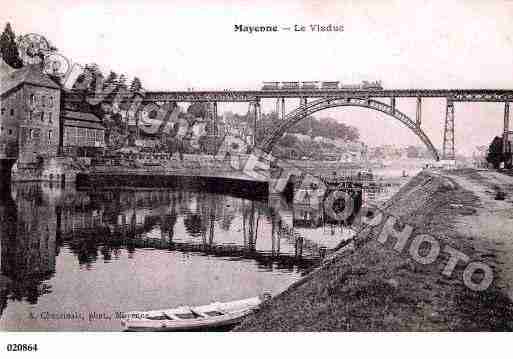 Ville de MAYENNE, carte postale ancienne