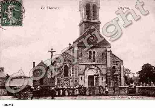 Ville de MERZER(LE), carte postale ancienne