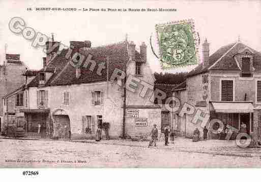 Ville de MORETSURLOING, carte postale ancienne