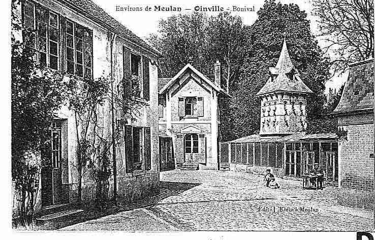 Ville de OINVILLESMONTCIENT, carte postale ancienne