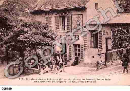 Ville de PARIS18, carte postale ancienne