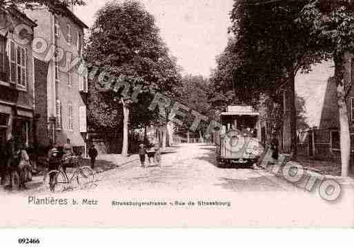 Ville de PLANTIERES, carte postale ancienne