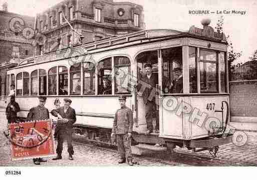 Ville de ROUBAIX, carte postale ancienne