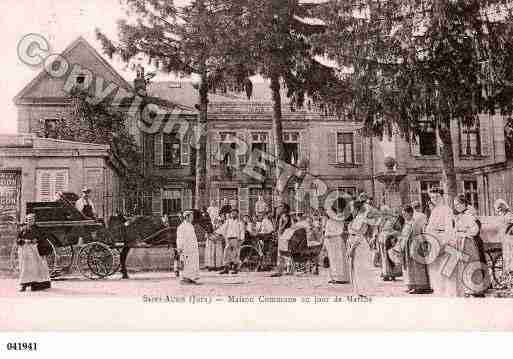 Ville de SAINTAUBIN, carte postale ancienne