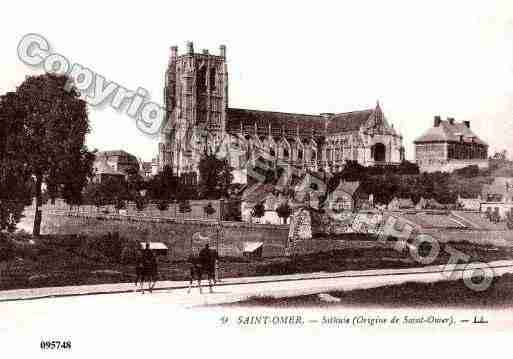 Ville de SAINTOMER, carte postale ancienne