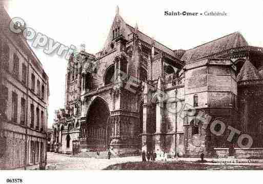 Ville de SAINTOMER, carte postale ancienne