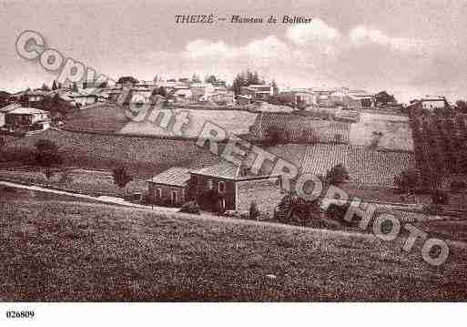 Ville de THEIZE, carte postale ancienne