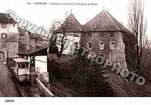 Ville de THONONLESBAINS, carte postale ancienne