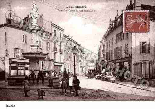 Ville de TOUL, carte postale ancienne