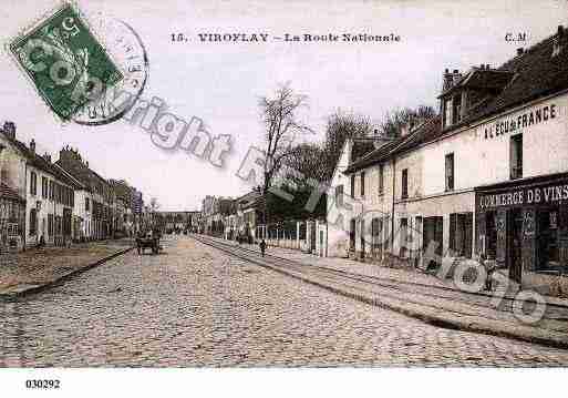 Ville de VIROFLAY, carte postale ancienne