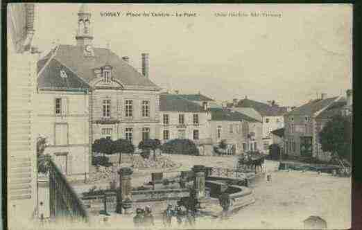 Ville de VOISEY, carte postale ancienne