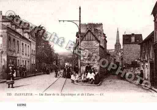 Ville de HARFLEUR, carte postale ancienne