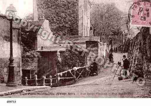 Ville de PARIS18, carte postale ancienne