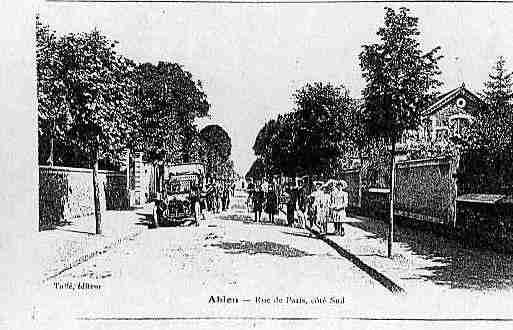 Ville de ABLONSSEINE, carte postale ancienne