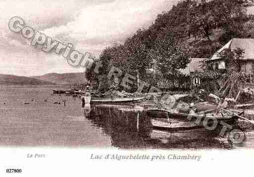 Ville de AIGUEBELETTELELAC, carte postale ancienne