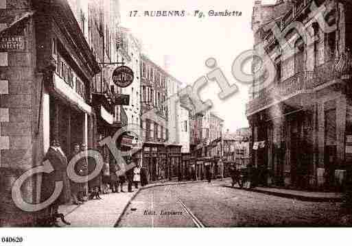 Ville de AUBENAS, carte postale ancienne