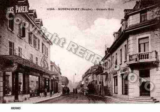 Ville de AUDINCOURT, carte postale ancienne