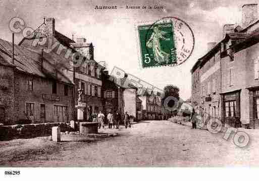 Ville de AUMONTAUBRAC, carte postale ancienne