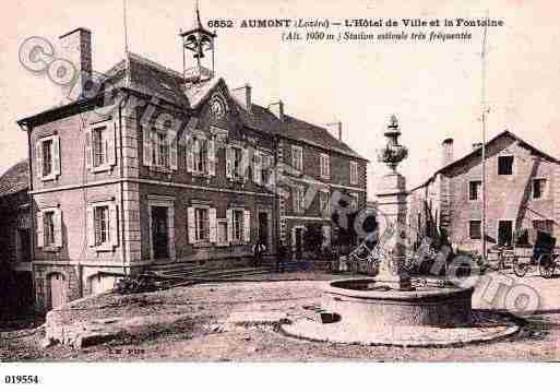 Ville de AUMONTAUBRAC, carte postale ancienne