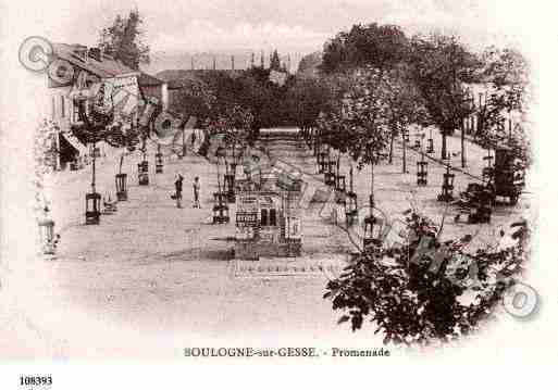 Ville de BOULOGNESURGESSE, carte postale ancienne