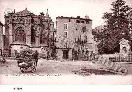 Ville de CAHORS, carte postale ancienne