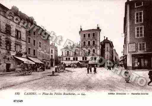 Ville de CAHORS, carte postale ancienne