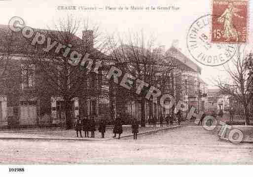 Ville de CEAUXENLOUDUN, carte postale ancienne