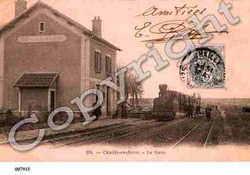 Ville de CHAILLYENBIERE, carte postale ancienne