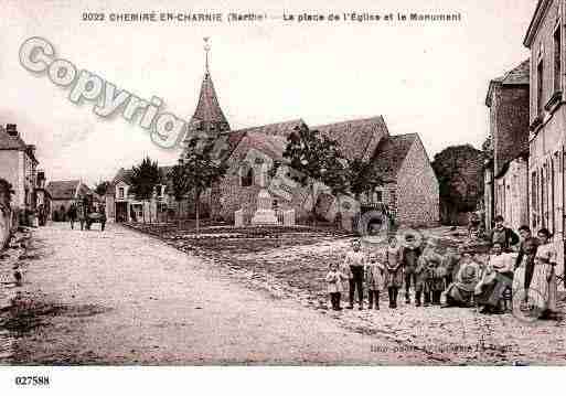 Ville de CHEMIREENCHARNIE, carte postale ancienne