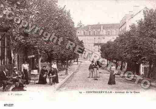 Ville de CONTREXEVILLE, carte postale ancienne