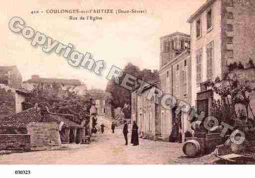 Ville de COULONGESSURL'AUTIZE, carte postale ancienne