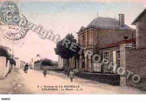 Ville de ESNANDES, carte postale ancienne