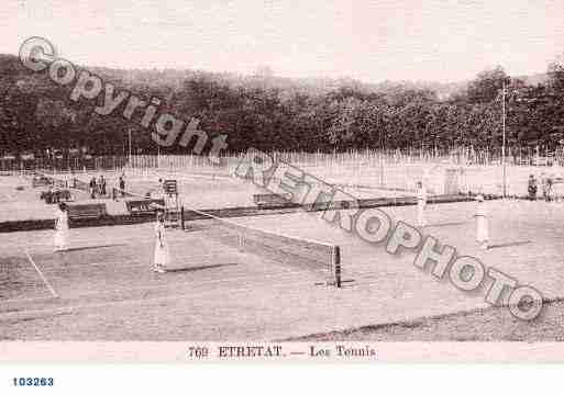 Ville de ETRETAT, carte postale ancienne