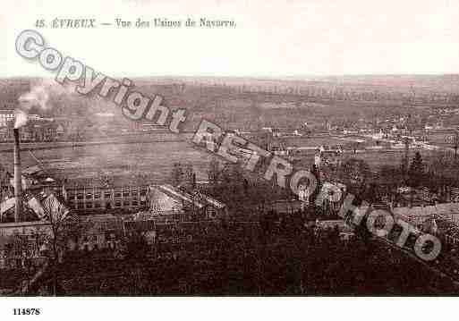 Ville de EVREUX, carte postale ancienne