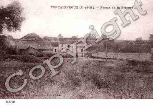 Ville de FERICY, carte postale ancienne