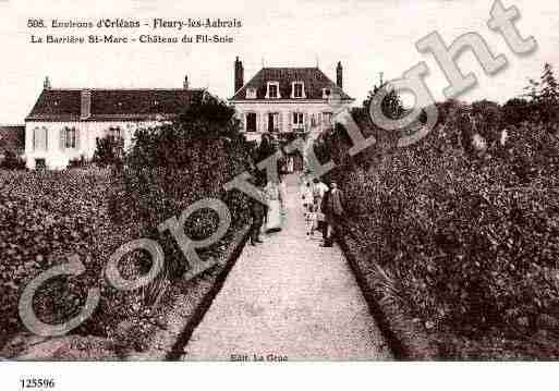 Ville de FLEURYLESAUBRAIS, carte postale ancienne