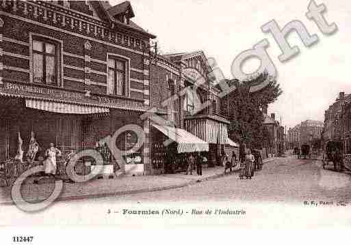 Ville de FOURMIES, carte postale ancienne