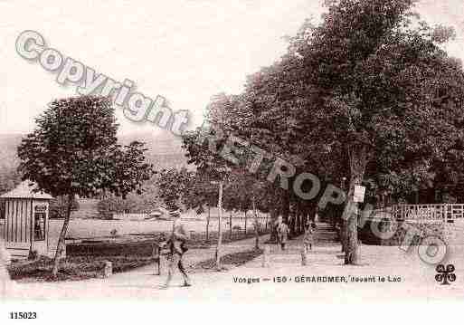 Ville de GERARDMER, carte postale ancienne