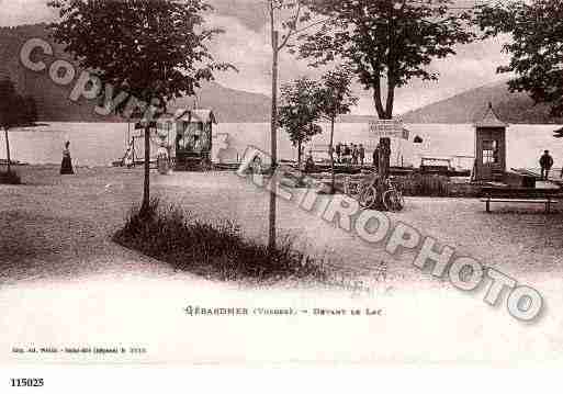 Ville de GERARDMER, carte postale ancienne