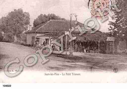 Ville de JUANLESPINS, carte postale ancienne