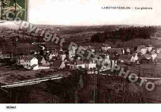 Ville de LAMOTHEFENELON, carte postale ancienne