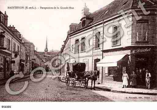 Ville de MAINTENON, carte postale ancienne