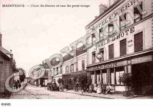 Ville de MAINTENON, carte postale ancienne